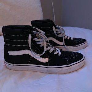 Black high top vans